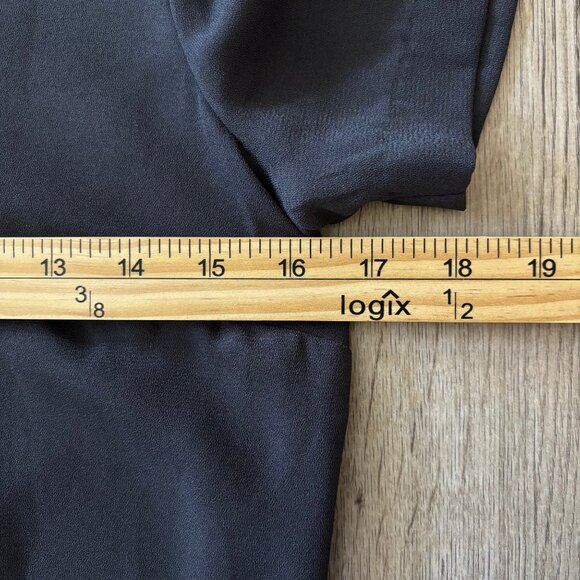 Anthropologie Bishop + Young Sasha Choker Mini Shift Dress Size XS LBD 90s - Picture 6 of 12